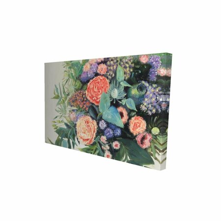 FONDO 20 x 30 in. Flowers Melody-Print on Canvas FO2788586